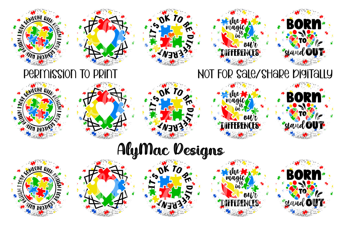 Autism Bottle Cap Images