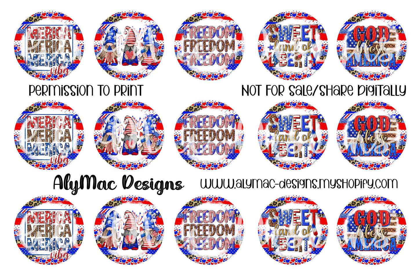 Merica Vibes Bottle Cap Images
