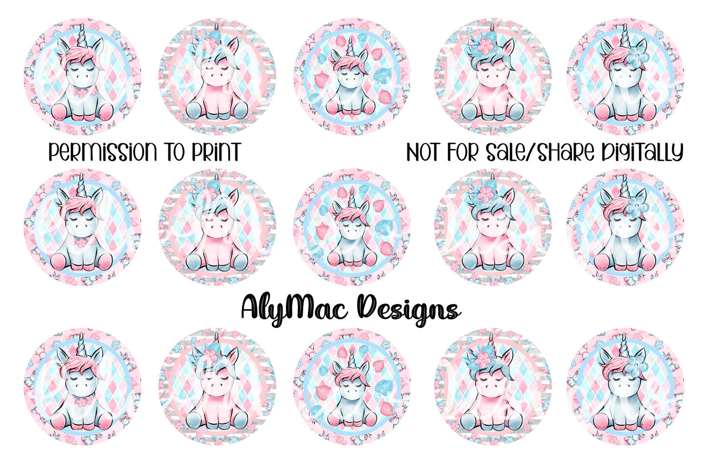 Unicorn Bottle Cap Images