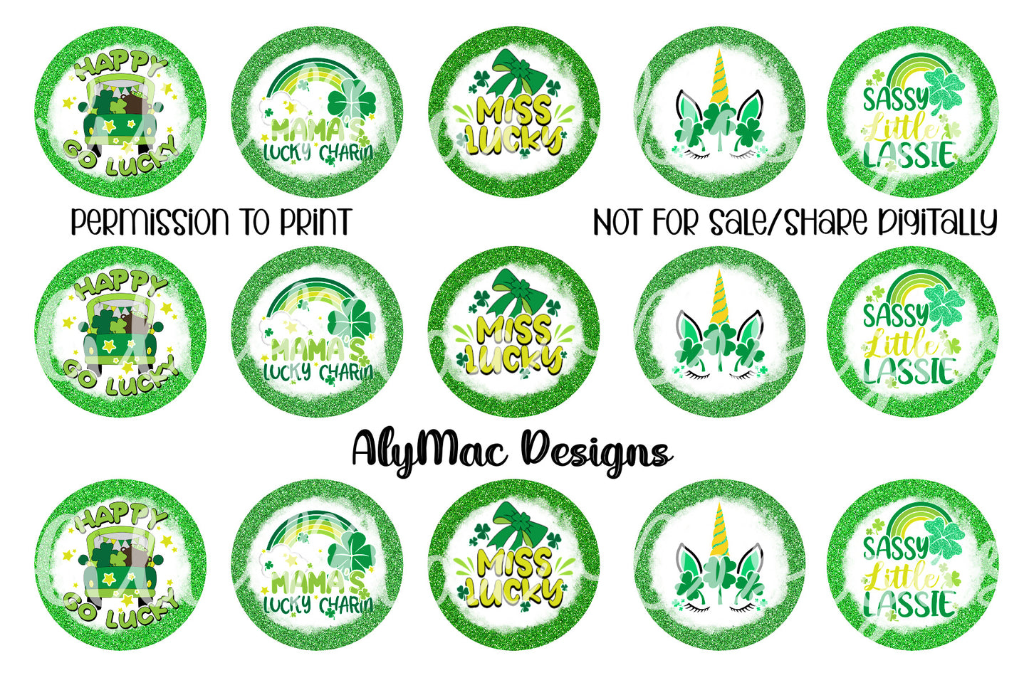 St. Patricks Day Bottle Cap Images