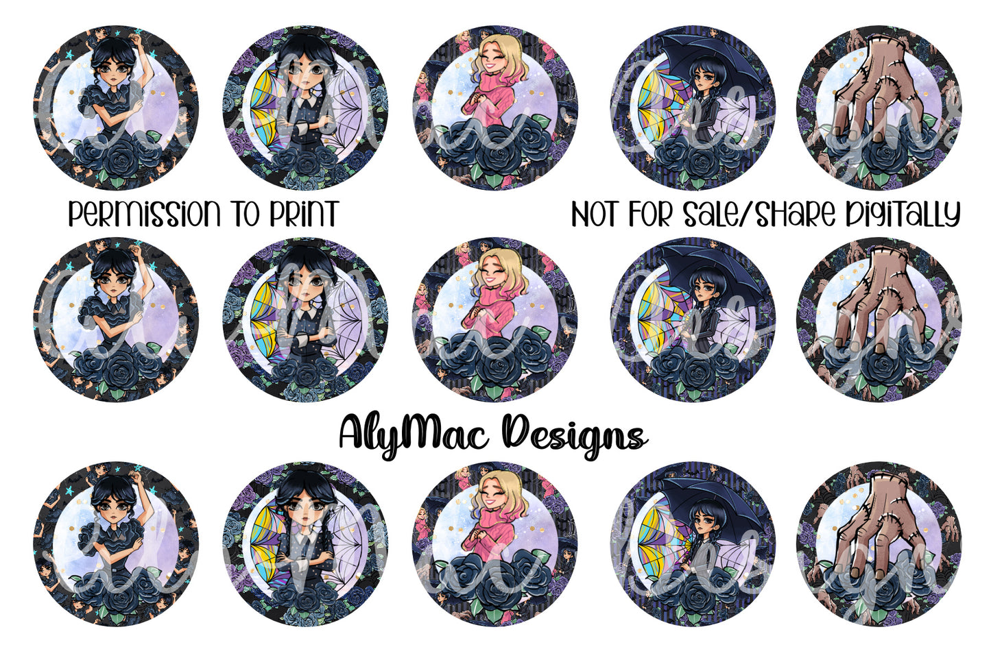 Creepy Girl Bottle Cap Images