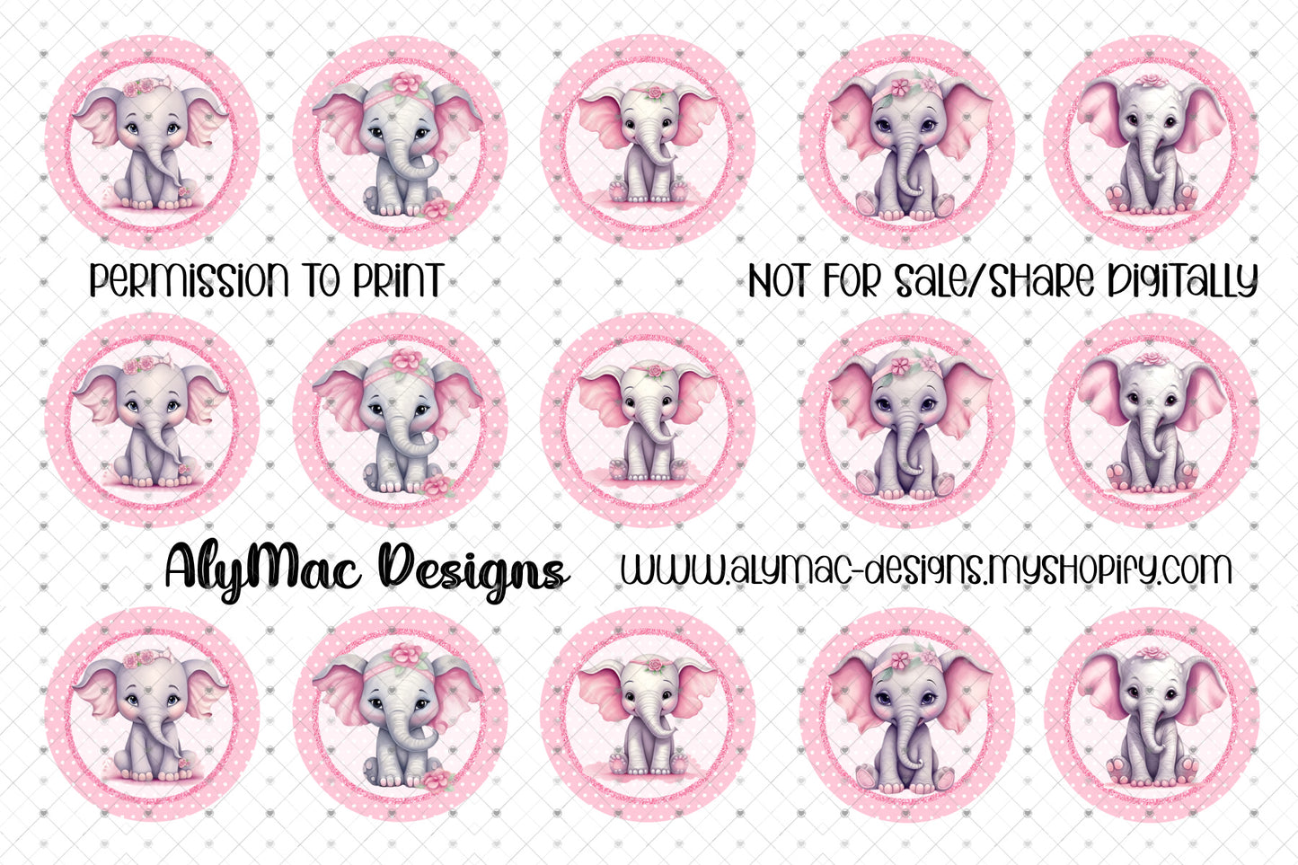 Pink Elephant FREEBIE