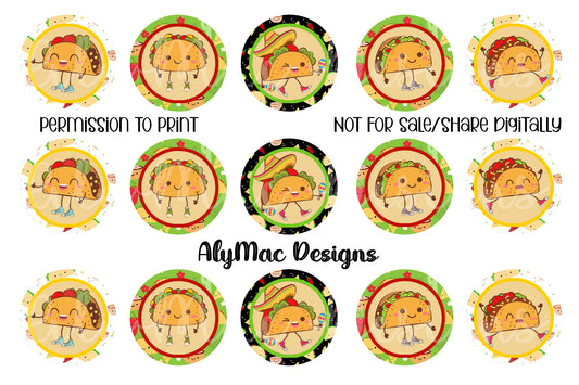 Tacos Bottle Cap Images