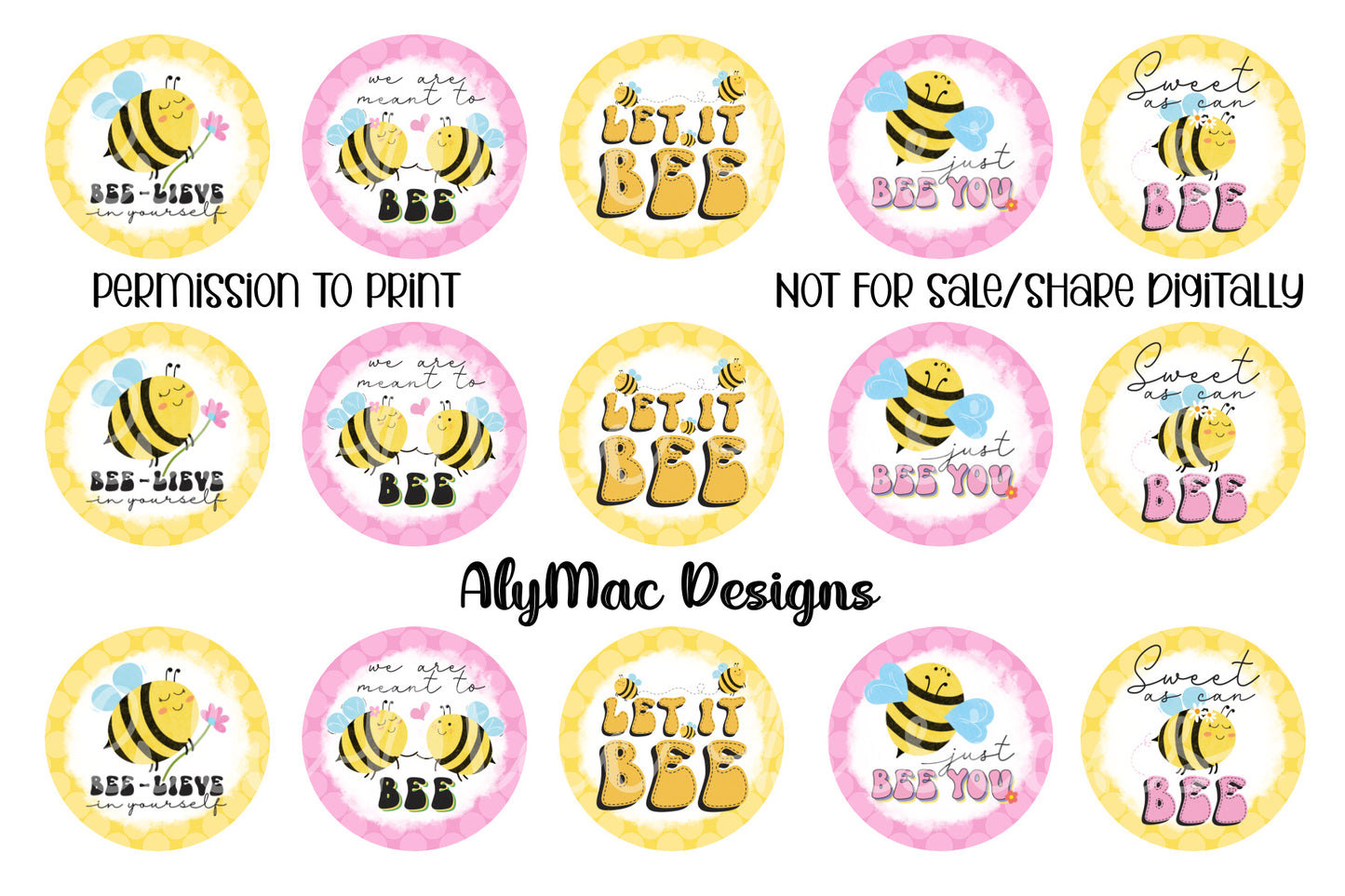 Bee Bottle Cap Images