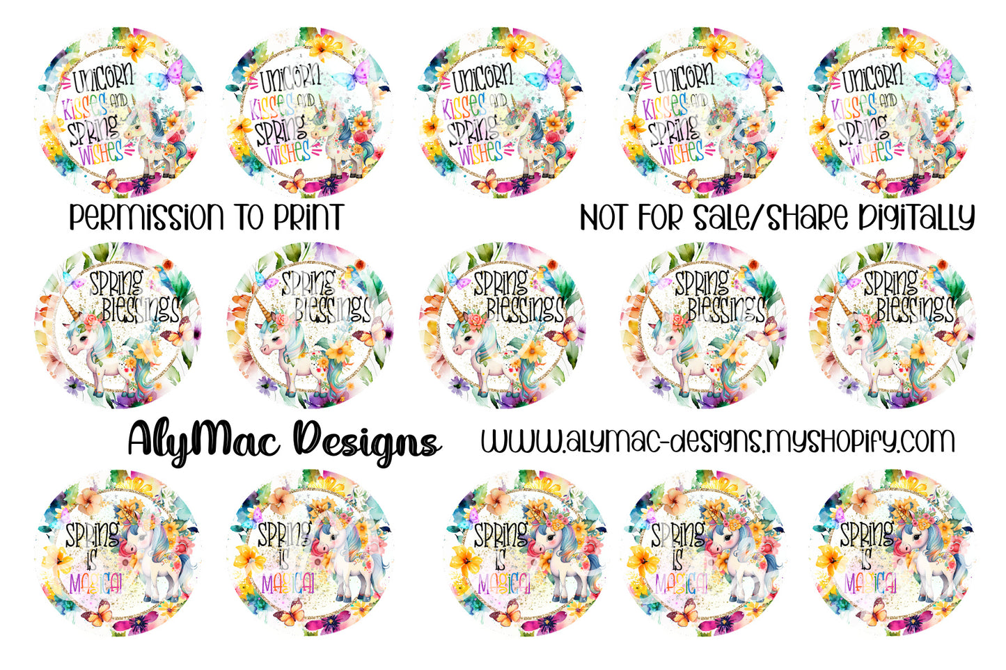 Spring Digital Bottle Cap Images