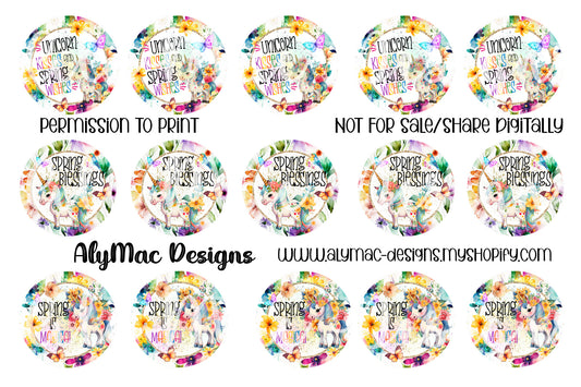 Spring Digital Bottle Cap Images
