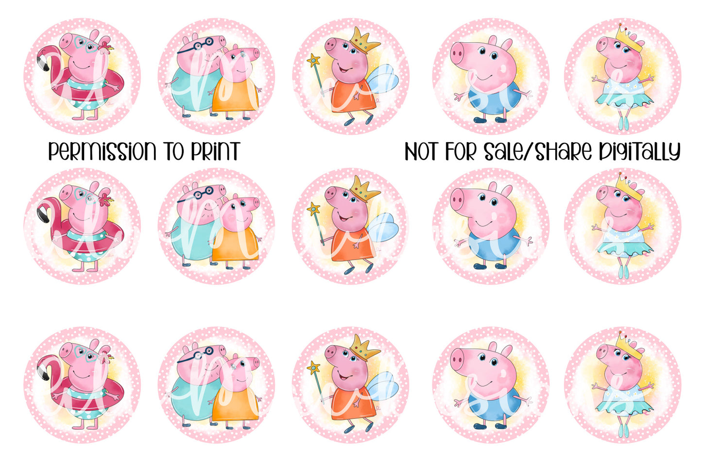 Cute Piggy Girl Bottle Cap Images