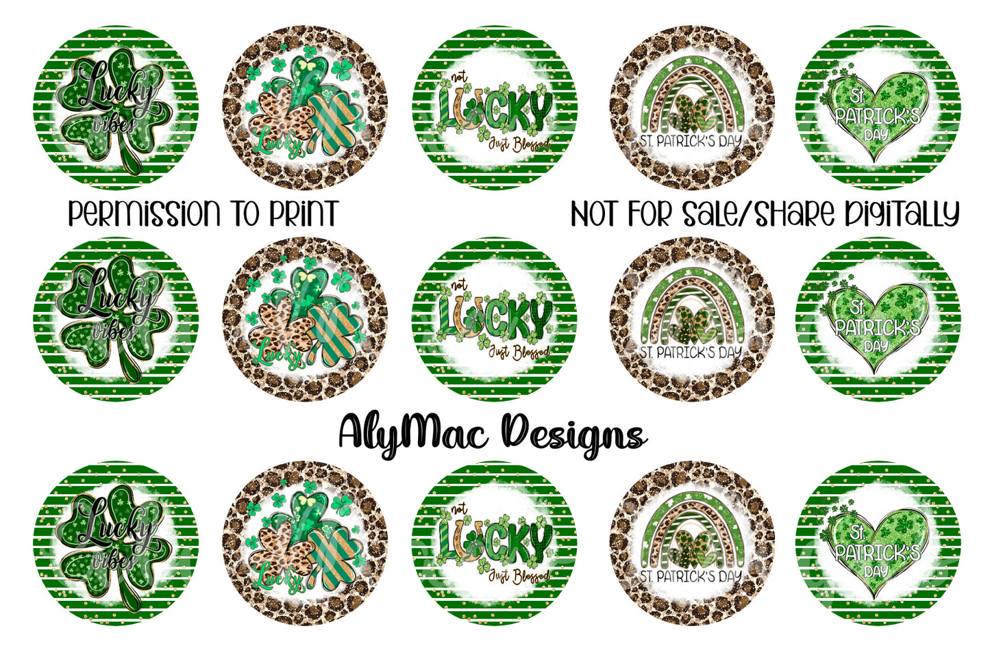 St. Patricks Day Bottle Cap Images