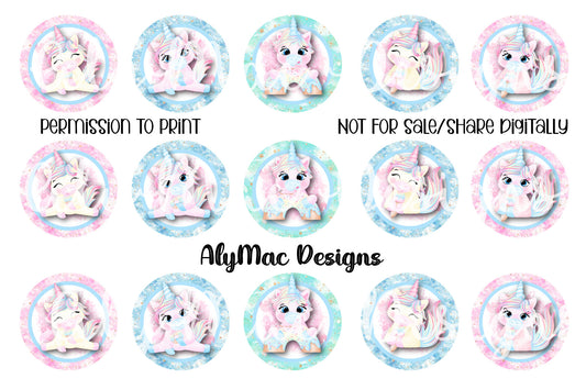 Unicorn Bottle Cap Images