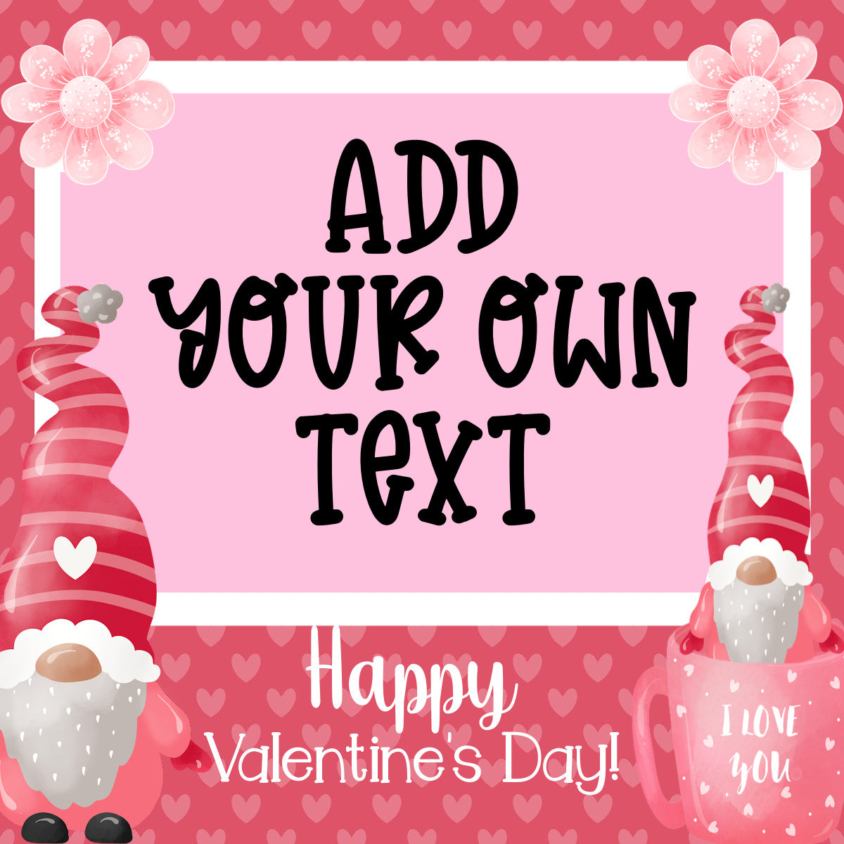 Valentine's Day Editable Shop Announcement