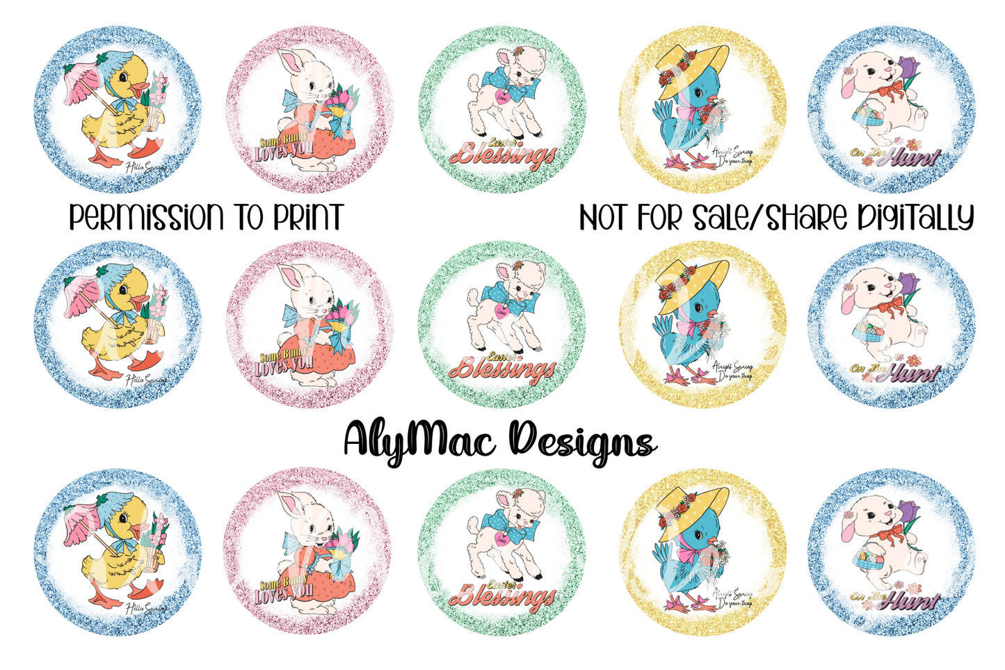 Easter Bottle Cap Images