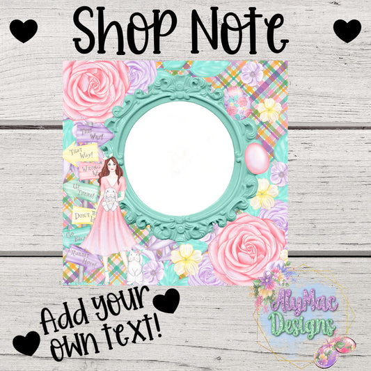 Easter Editable Shop Announcement