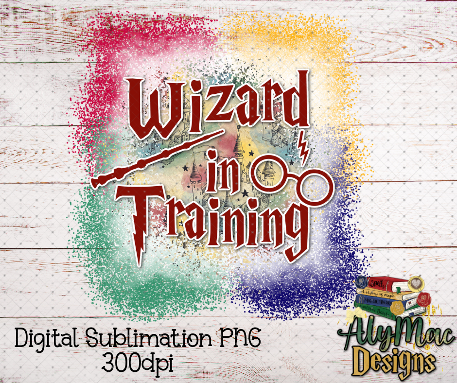 Wizard In Training Scarlet Digital Sublimation PNG File